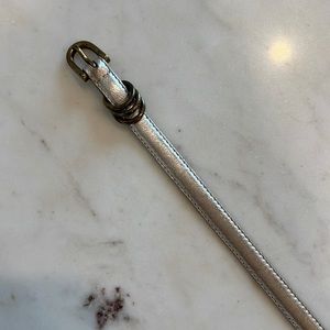 Champagne Leather Belt